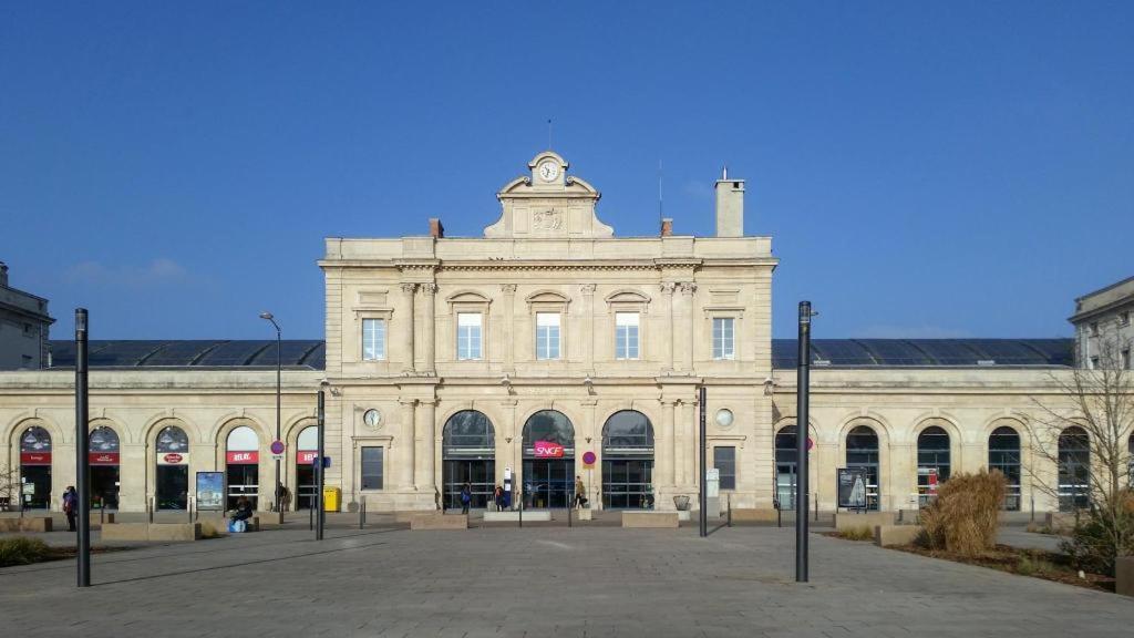 Charmant Studio Proche Gare Centre, Centre Ville Et Lycee Roosevelt Reims Dış mekan fotoğraf